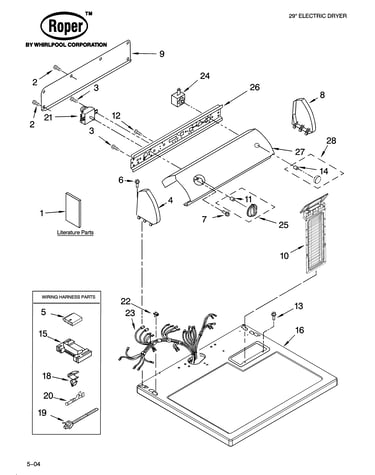 Top and console parts