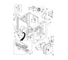 Roper RGX3514PQ0 cabinet parts diagram