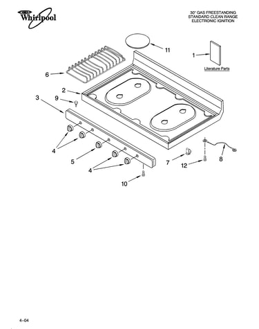 Cooktop parts