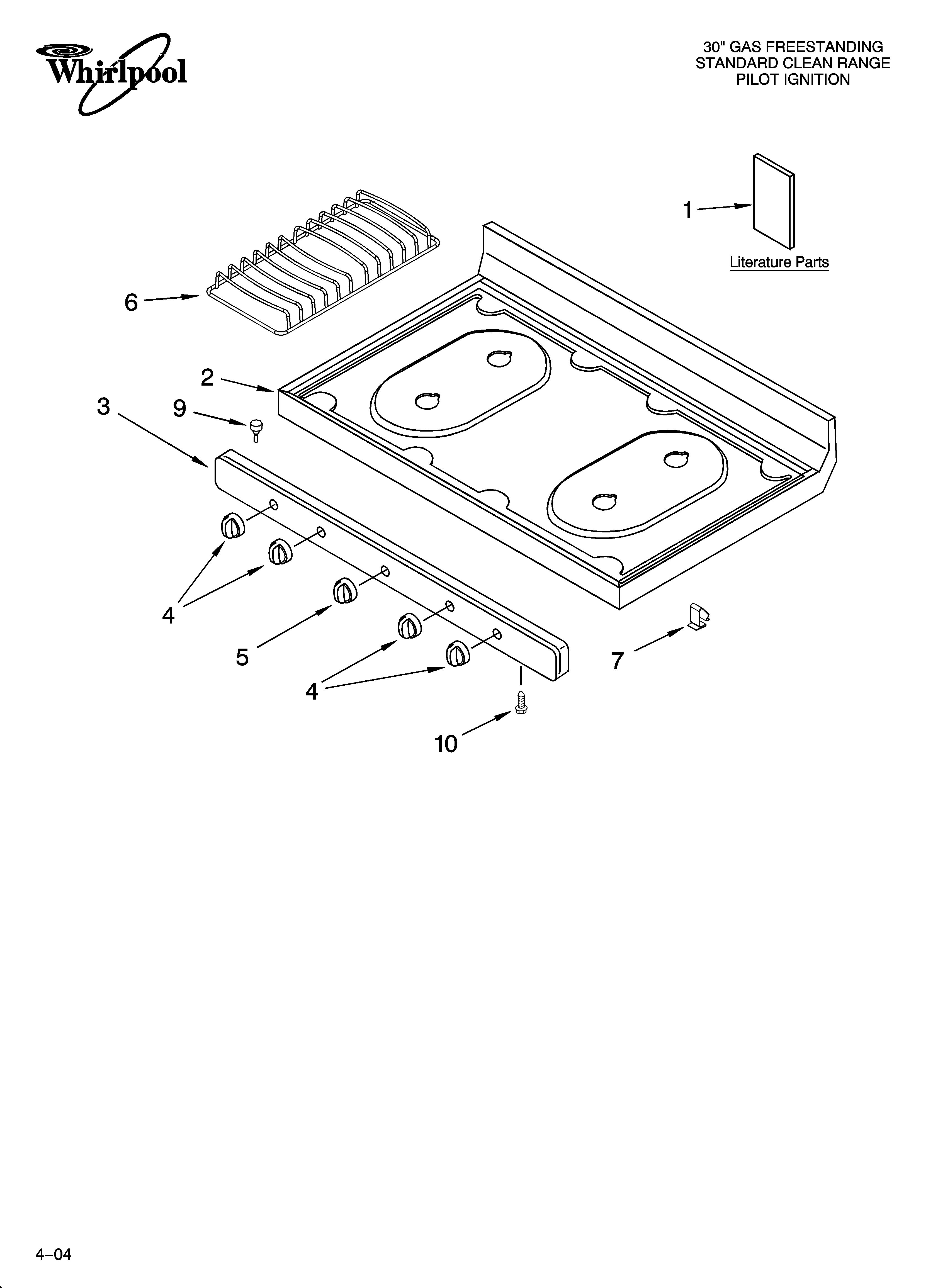 COOKTOP PARTS