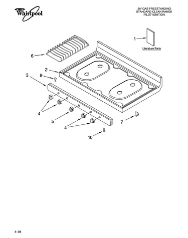 Cooktop parts