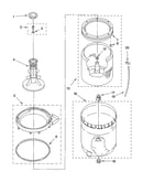 Agitator, basket and tub parts