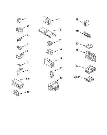 Wiring harness parts