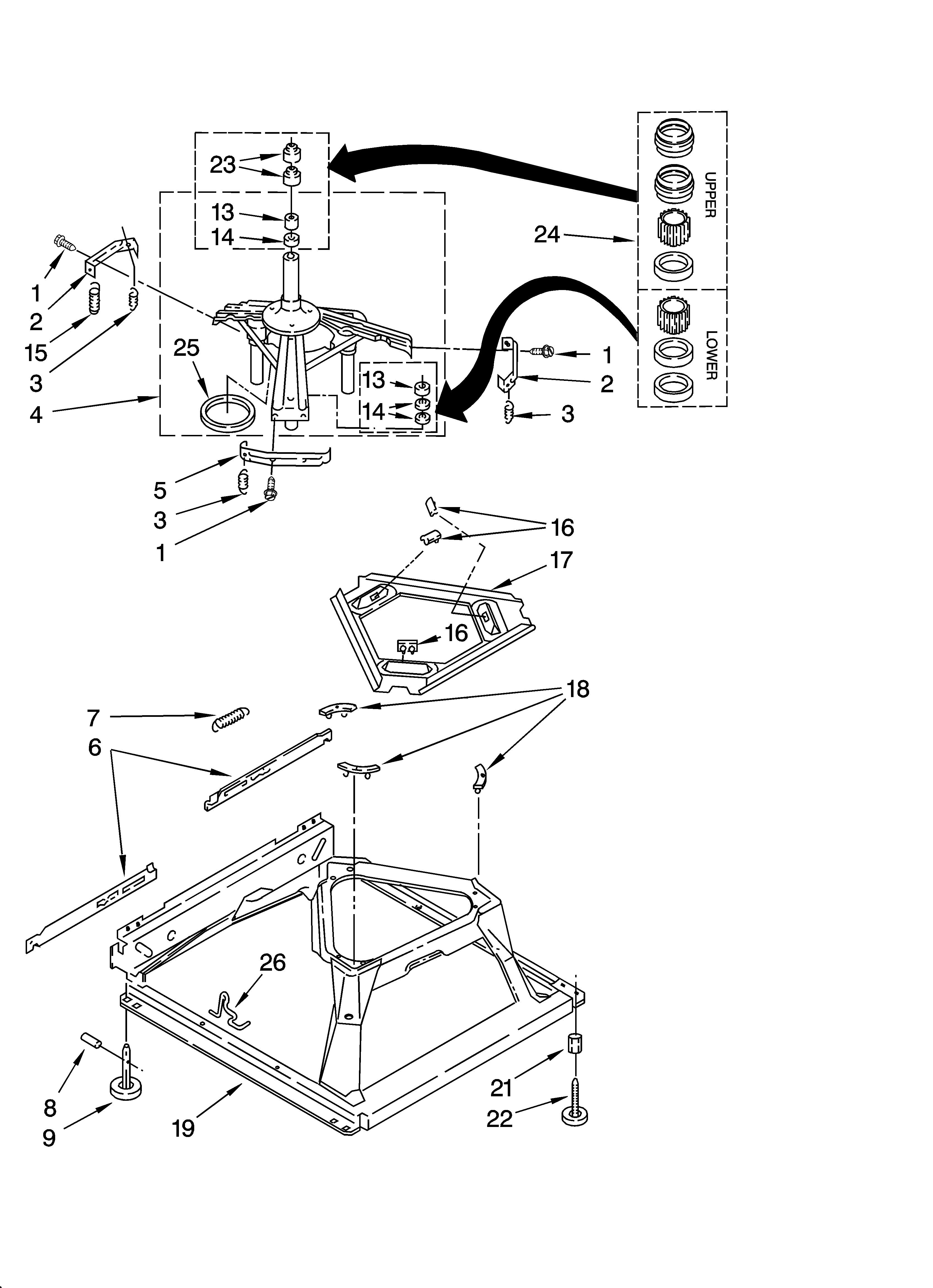 MACHINE BASE PARTS