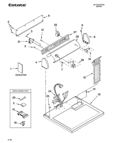 Top and console parts