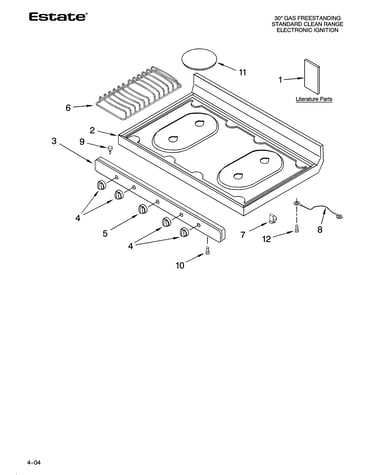 Cooktop parts