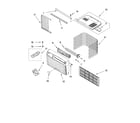 Whirlpool YACQ068MP0 cabinet parts, optional parts (not included) diagram