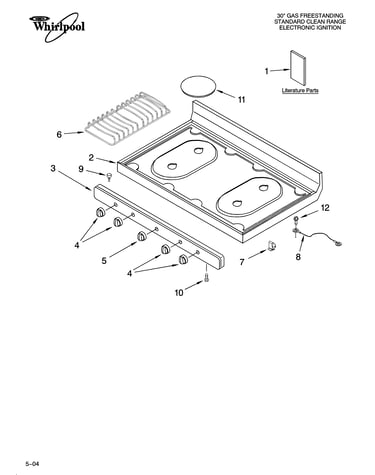 Cooktop parts