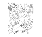 Whirlpool 3RLER5437KQ2 bulkhead parts diagram