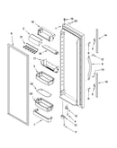 Refrigerator door parts