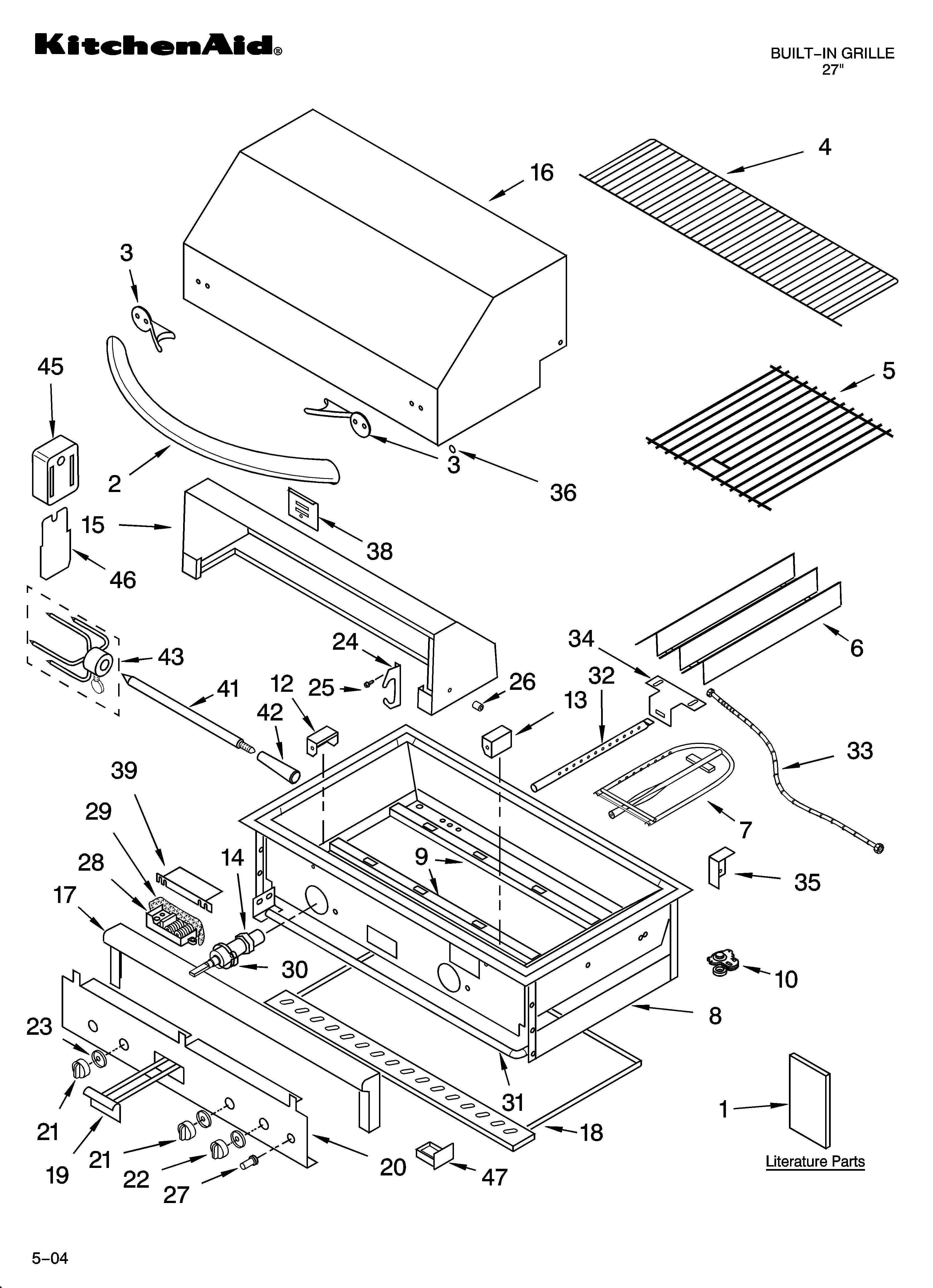 Grille parts