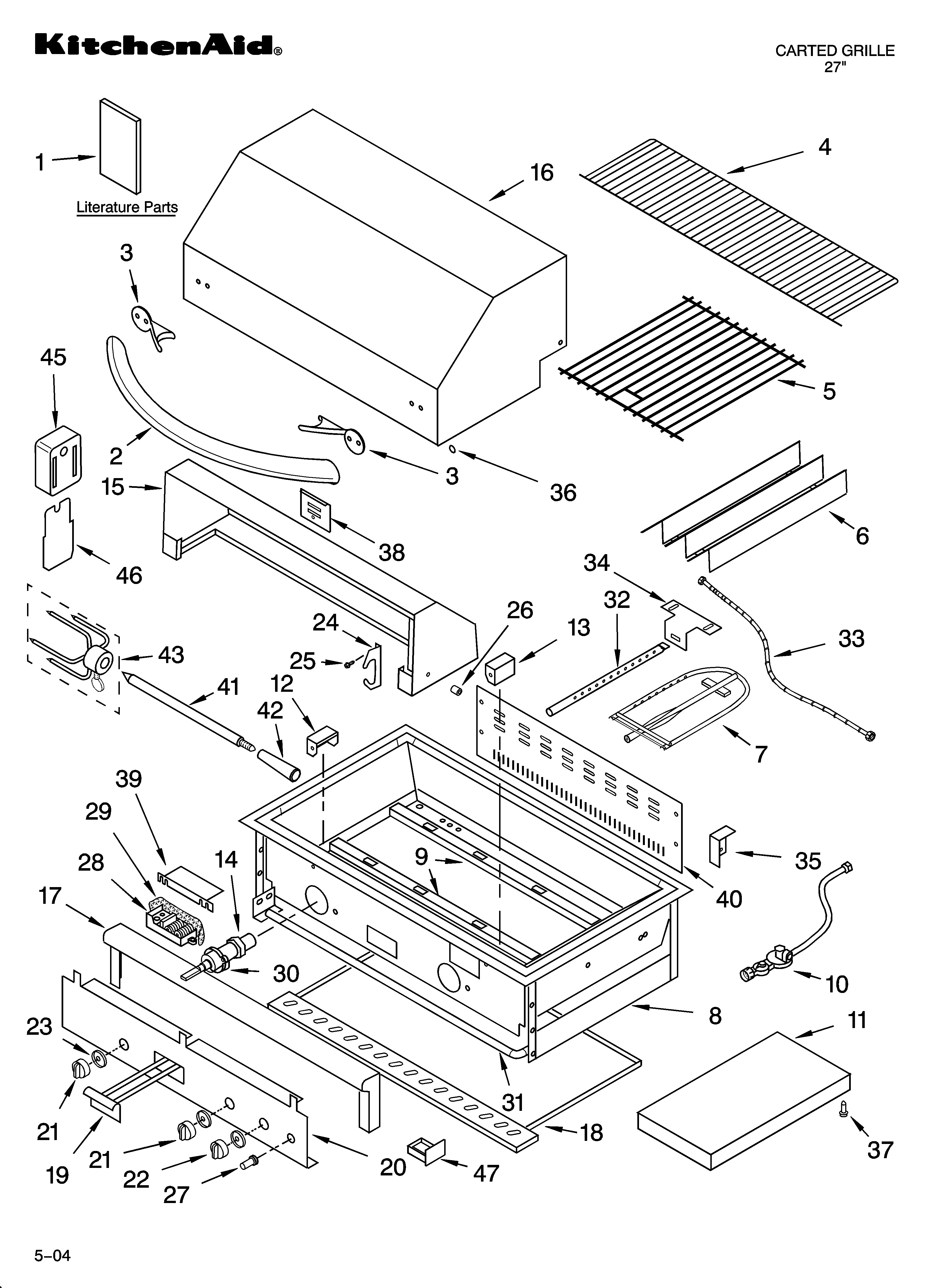 Grille parts