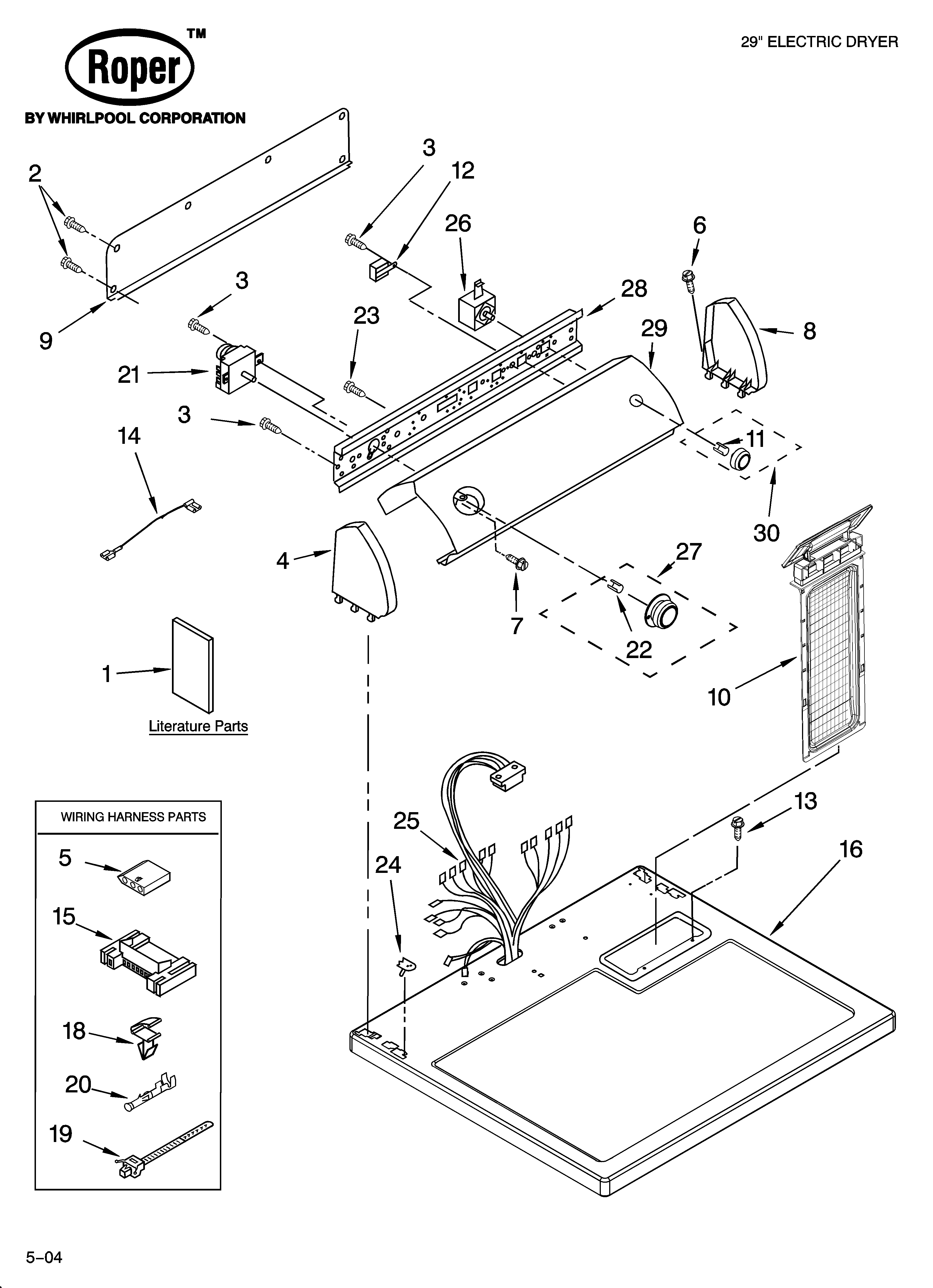Top and console parts optional parts (not included)