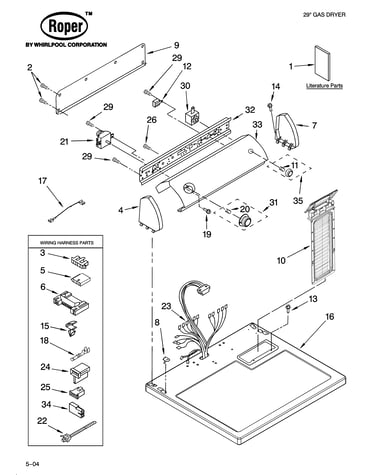 Top and console parts