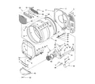 Whirlpool 3XLGR5437KQ2 bulkhead parts diagram