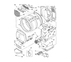 Whirlpool GEQ9800PW1 bulkhead parts diagram