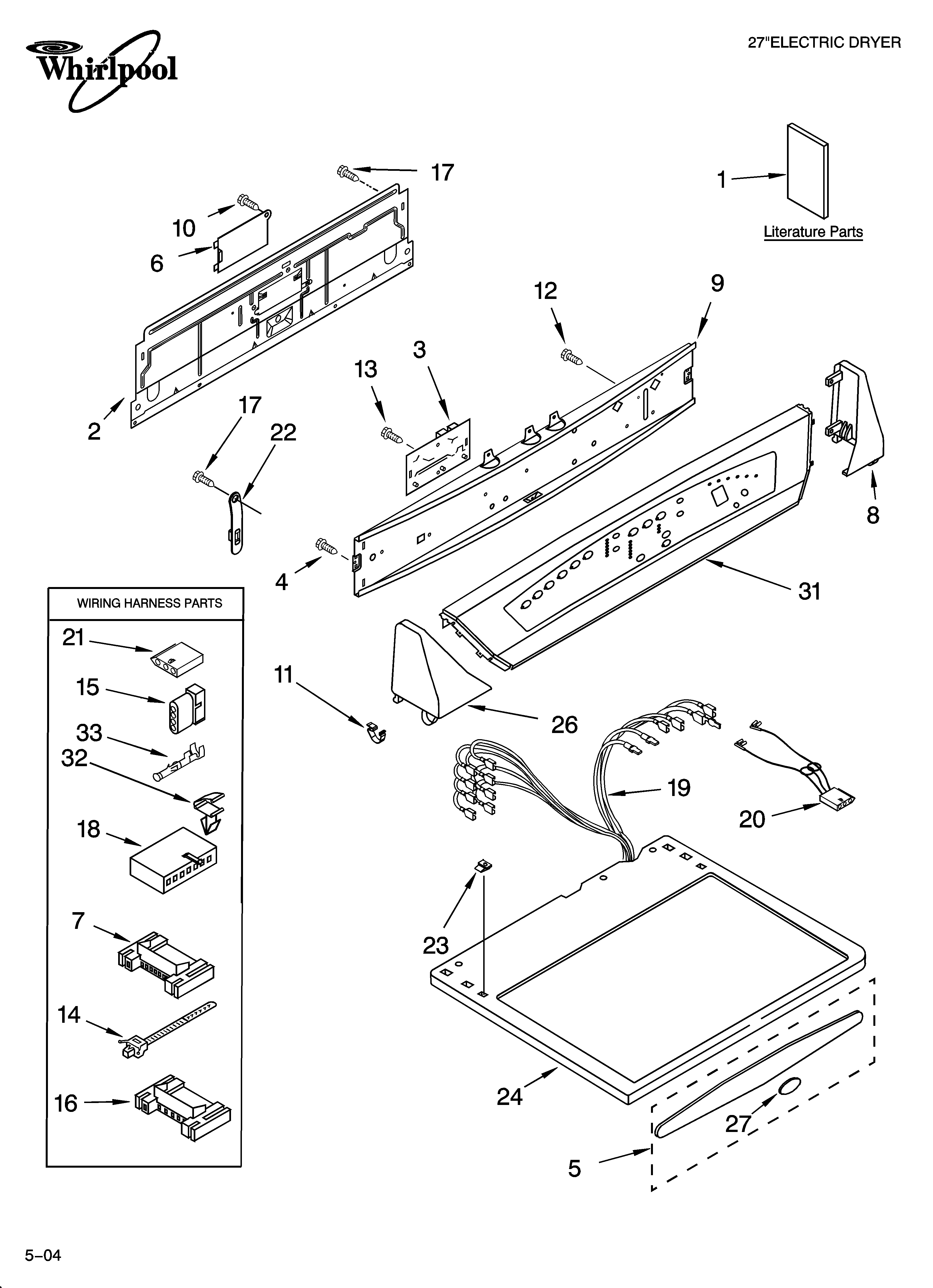 Top and console parts
