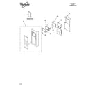 Whirlpool GH6177XPB0 control panel parts diagram