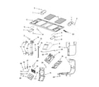 Whirlpool GH6178XPT0 interior and ventilation parts diagram