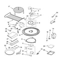 Magnetron and turntable parts