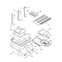 Whirlpool GR9SHKXMS01 shelf parts diagram