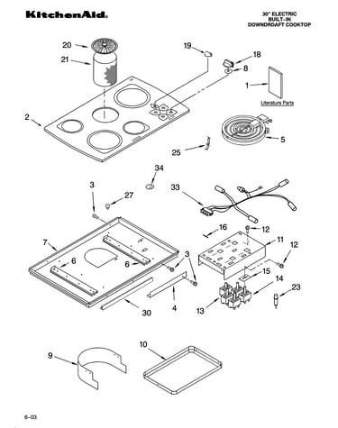 Cooktop parts