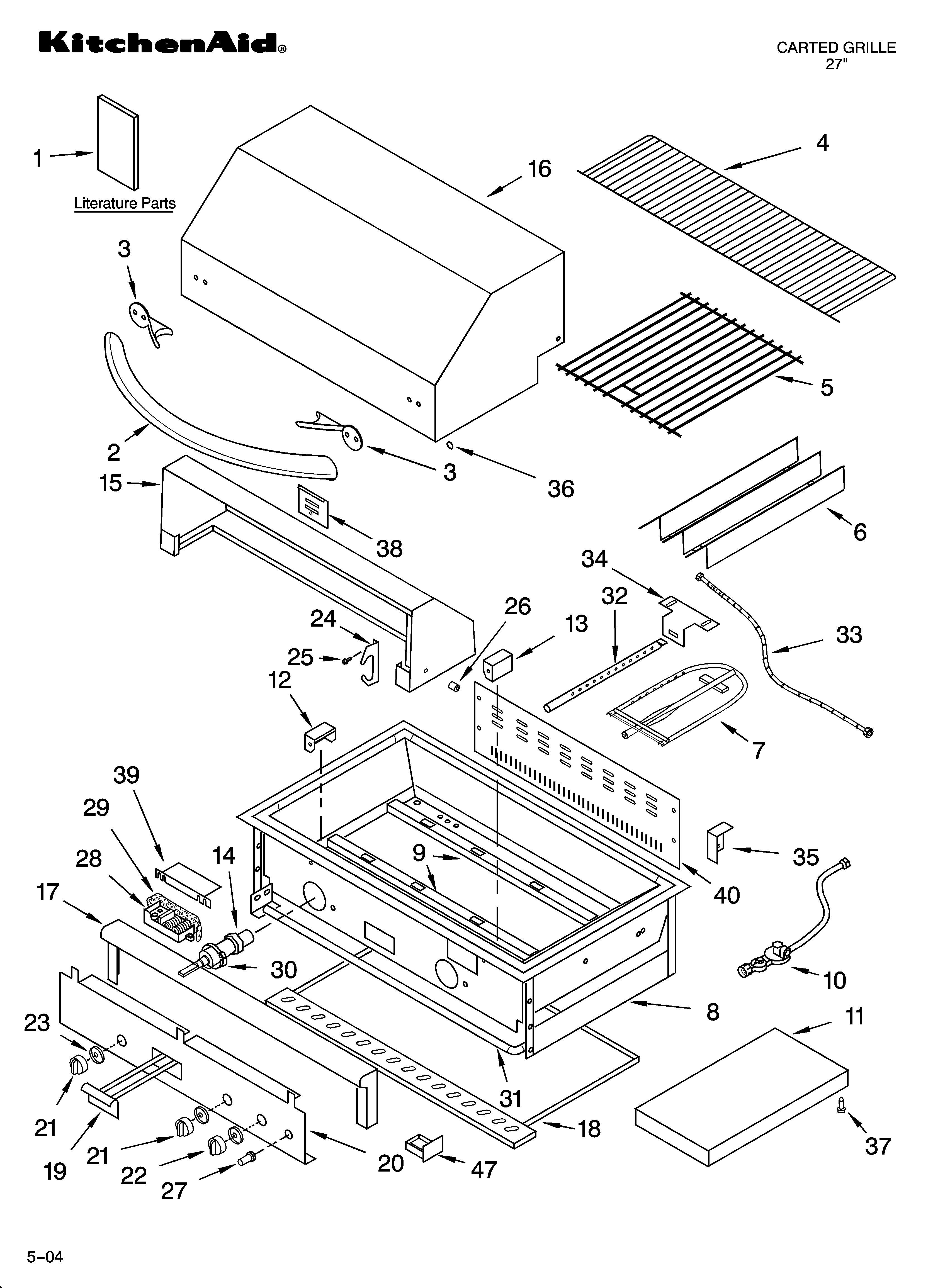Grille parts