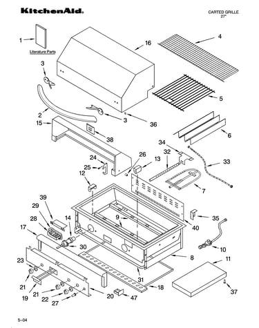Grille parts