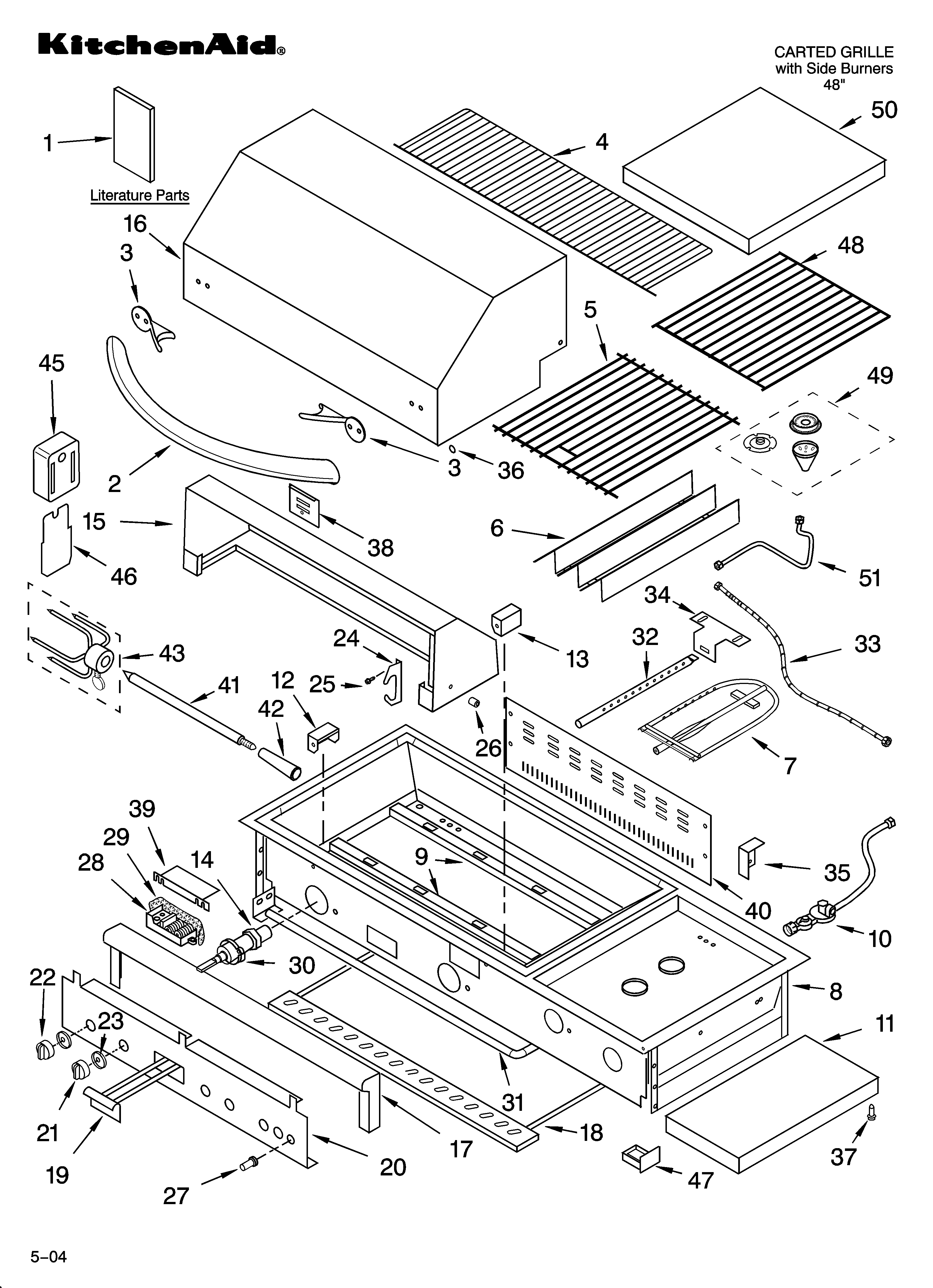 Grille parts