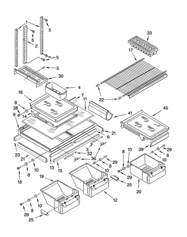 Shelf parts