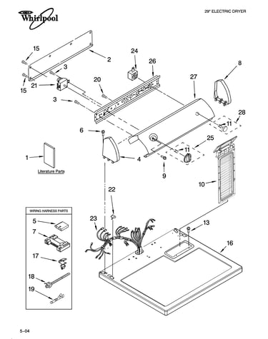 Top and console parts
