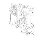 Whirlpool LER4600PQ0 cabinet parts diagram