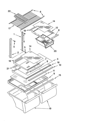 Shelf parts