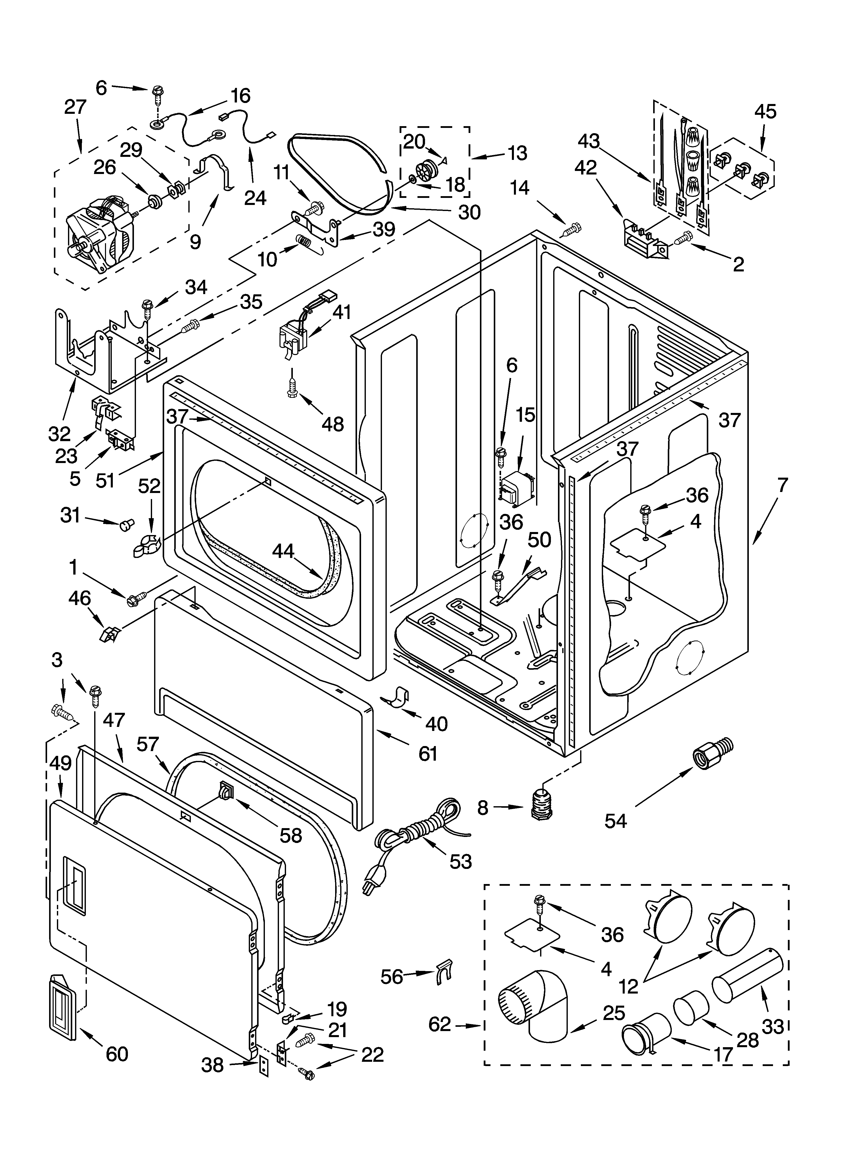 Cabinet parts