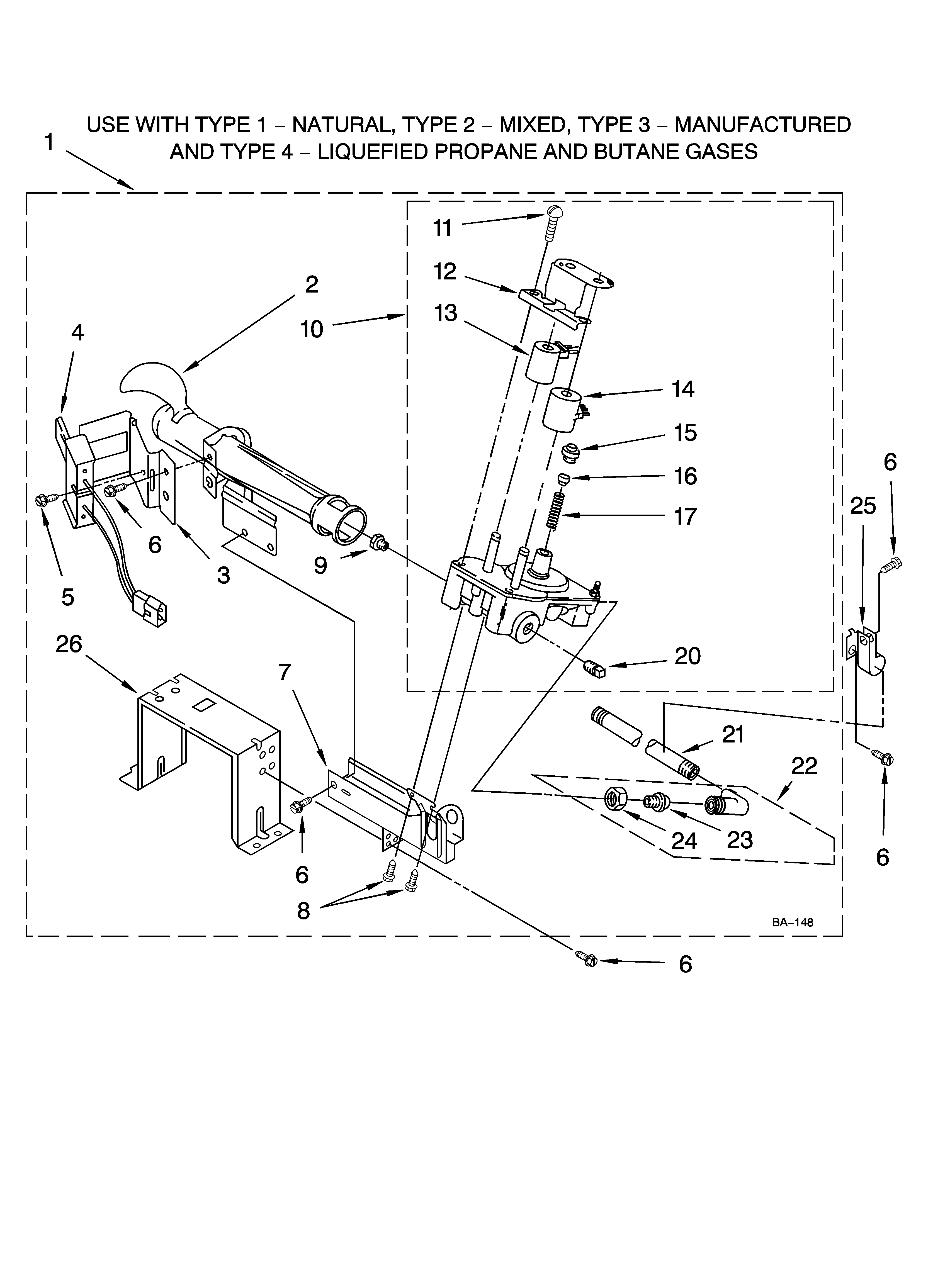 3402853 BURNER ASSEMBLY