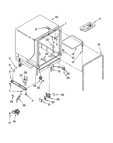 Tub assembly parts