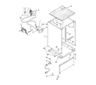 Whirlpool DP840SWPX0 cabinet parts, optional parts (not included) diagram