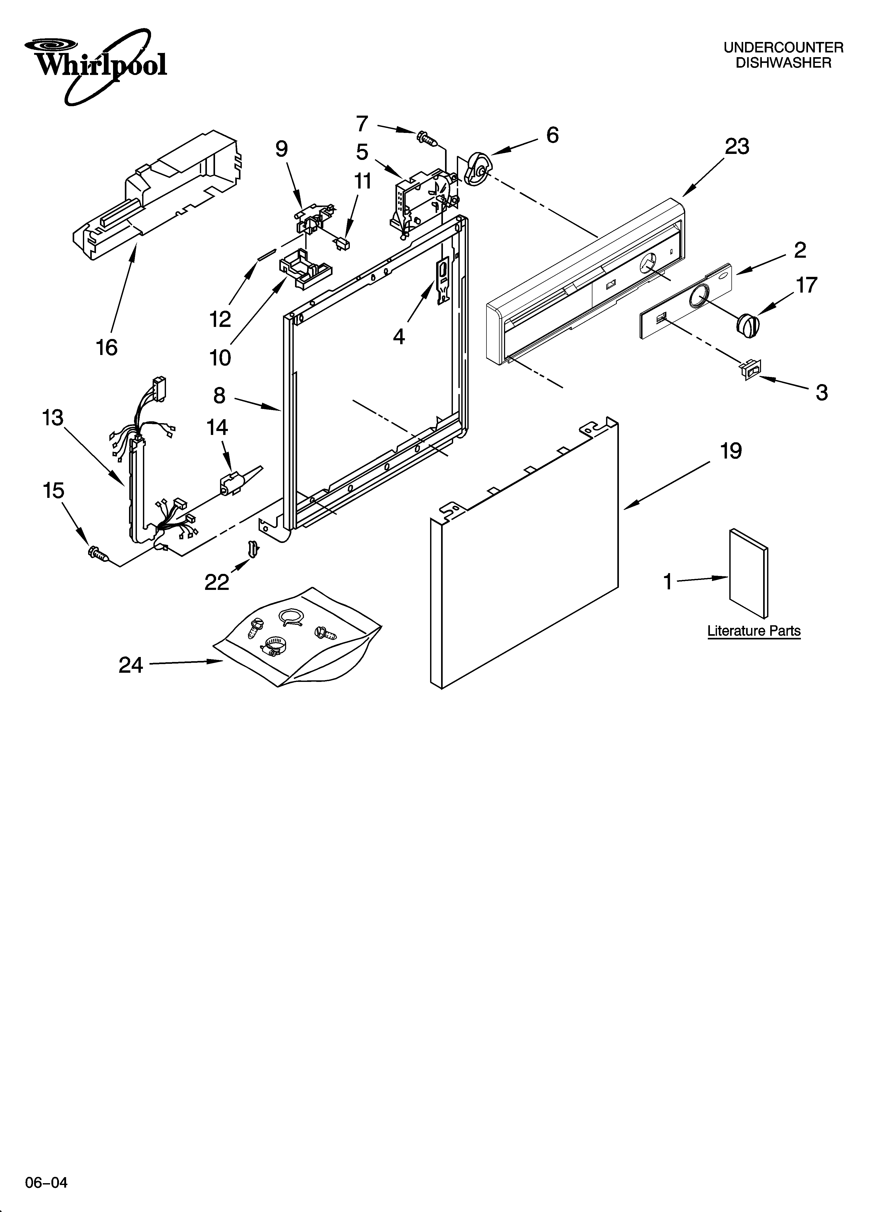Frame and console parts