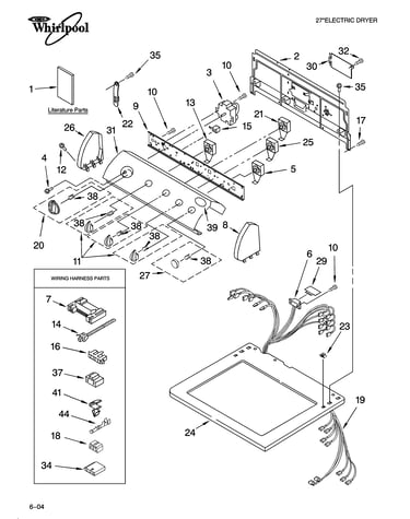 Top and console parts