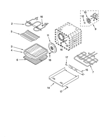 Internal oven parts