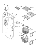 Freezer liner parts
