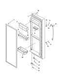 Refrigerator door parts