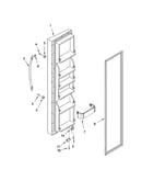 Freezer door parts