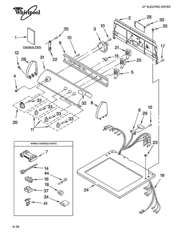 Top and console parts