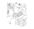 Whirlpool LER6636PW0 cabinet parts diagram