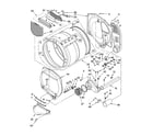 Whirlpool LGQ8611PG0 bulkhead parts diagram