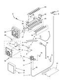 Icemaker parts, parts not illustrated