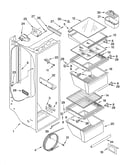 Refrigerator liner parts