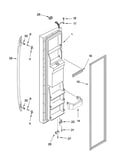 Freezer door parts