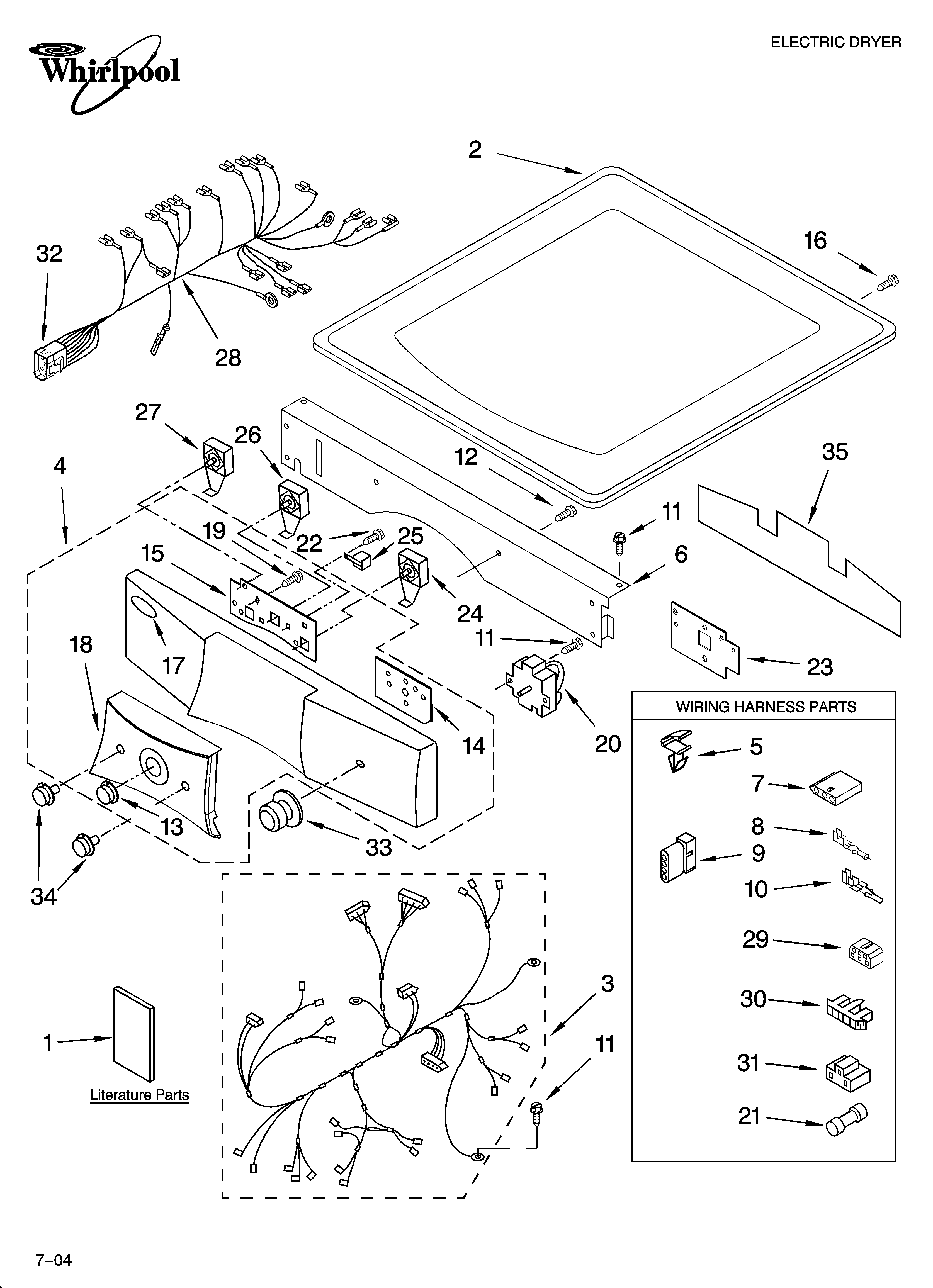 TOP AND CONSOLE PARTS